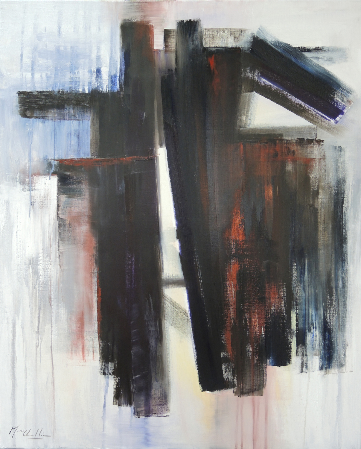 Large prison without doors oiloncanvas81x100cm2015