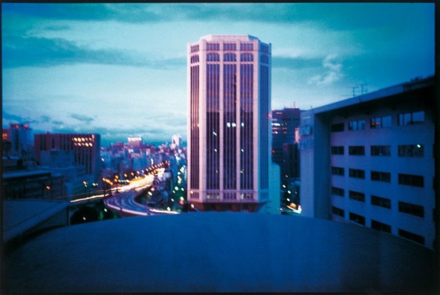 Large 33 bleu osaka 1999 by herve saint helier