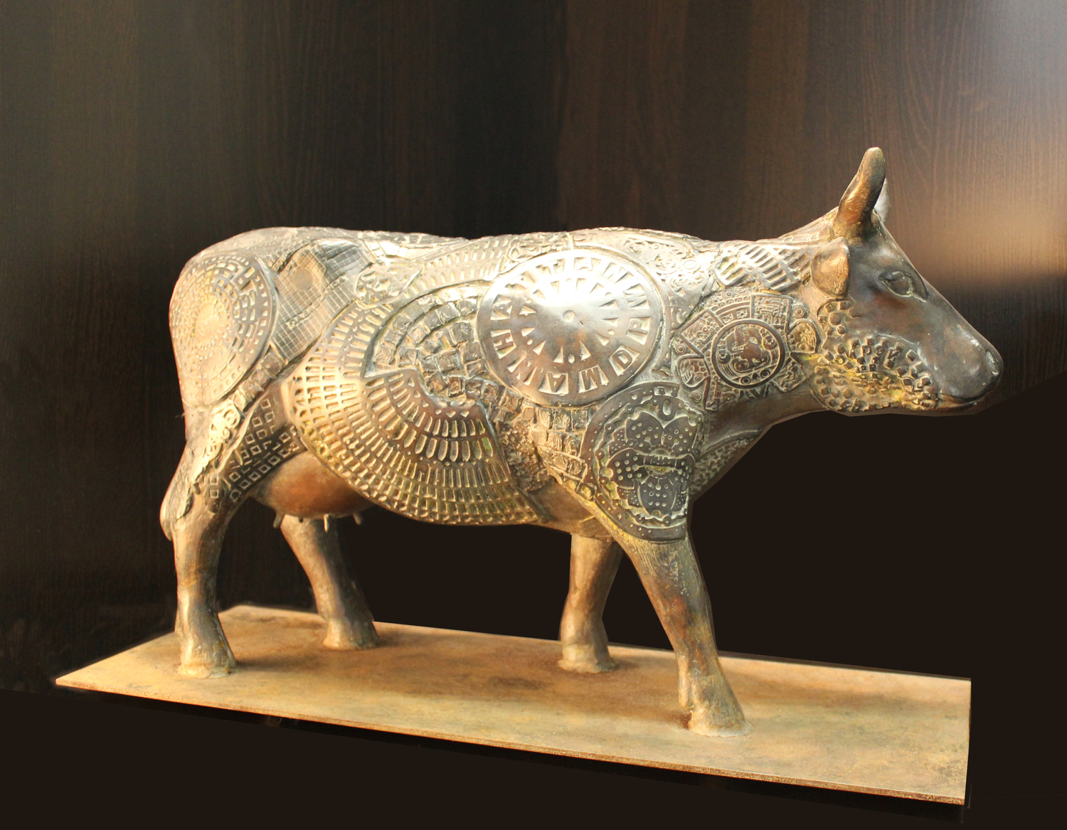 Large cow art