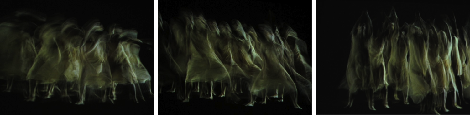 Large triptych dance